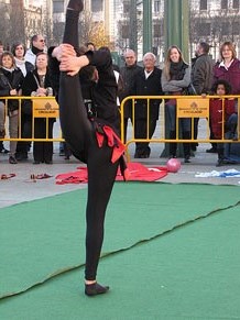 Gimn&agrave;stica r&iacute;tmica. Pla&ccedil;a de la Constituci&oacute;
