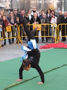 Gimn&agrave;stica r&iacute;tmica. Pla&ccedil;a de la Constituci&oacute;