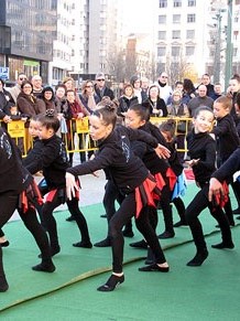 Gimn&agrave;stica r&iacute;tmica. Pla&ccedil;a de la Constituci&oacute;