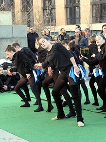 Gimn&agrave;stica r&iacute;tmica. Pla&ccedil;a de la Constituci&oacute;