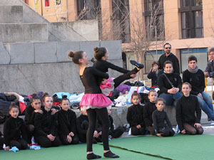 Gimn&agrave;stica r&iacute;tmica. Pla&ccedil;a de la Constituci&oacute;