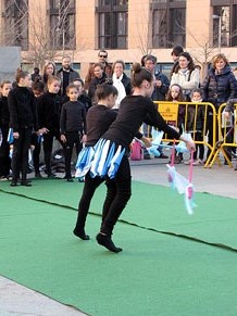 Gimn&agrave;stica r&iacute;tmica. Pla&ccedil;a de la Constituci&oacute;