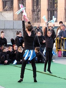 Gimn&agrave;stica r&iacute;tmica. Pla&ccedil;a de la Constituci&oacute;