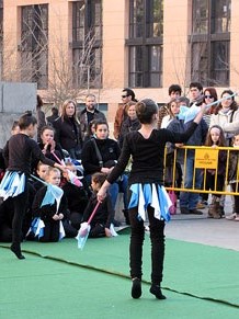 Gimn&agrave;stica r&iacute;tmica. Pla&ccedil;a de la Constituci&oacute;