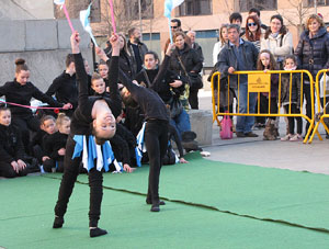 Gimn&agrave;stica r&iacute;tmica. Pla&ccedil;a de la Constituci&oacute;