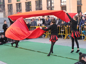 Gimn&agrave;stica r&iacute;tmica. Pla&ccedil;a de la Constituci&oacute;