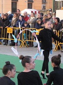 Gimn&agrave;stica r&iacute;tmica. Pla&ccedil;a de la Constituci&oacute;
