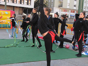 Gimn&agrave;stica r&iacute;tmica. Pla&ccedil;a de la Constituci&oacute;