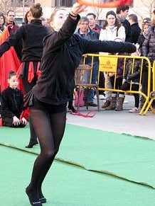 Gimn&agrave;stica r&iacute;tmica. Pla&ccedil;a de la Constituci&oacute;