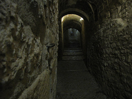 El carrer de Sant Lloren&ccedil; de nit