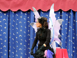 Espectacle de pallassos al Mercadal