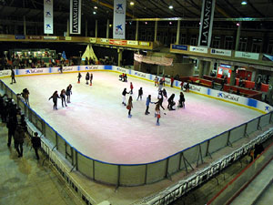 Pista de gel a Fira de Girona