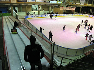 Pista de gel a Fira de Girona