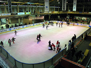 Pista de gel a Fira de Girona
