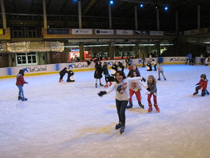 Pista de gel a Fira de Girona