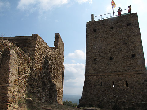 Restes de l'ermita i la torre del tel&egrave;graf