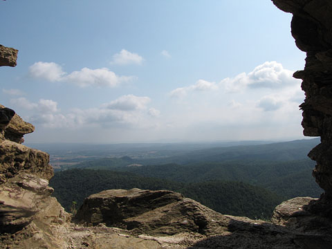 La plana de l'Empord&agrave; des de la torre del tel&egrave;graf
