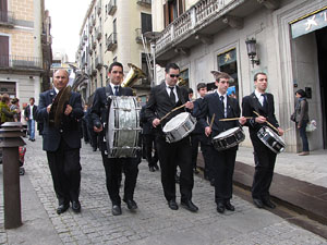 Cercavila de la banda de m&uacute;sica La Lira