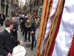 Cercavila de la banda de m&uacute;sica La Lira