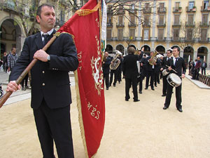 Cercavila de la banda de m&uacute;sica La Lira