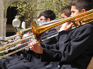 Concert de la banda La Lira a la pla&ccedil;a de la Independ&egrave;ncia