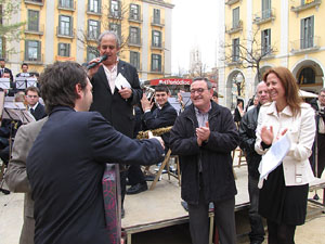 Concert de la banda La Lira a la pla&ccedil;a de la Independ&egrave;ncia