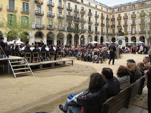 Concert de la banda La Lira a la pla&ccedil;a de la Independ&egrave;ncia