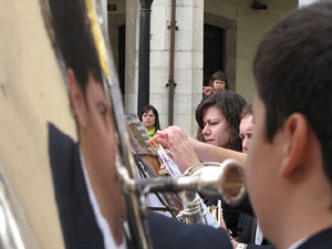 Concert de la banda La Lira a la pla&ccedil;a de la Independ&egrave;ncia