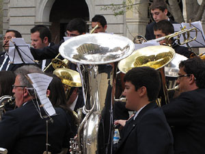 Concert de la banda La Lira a la pla&ccedil;a de la Independ&egrave;ncia