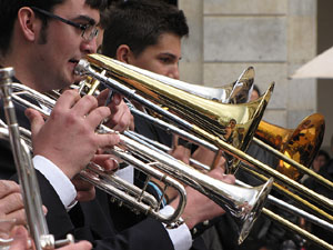 Concert de la banda La Lira a la pla&ccedil;a de la Independ&egrave;ncia