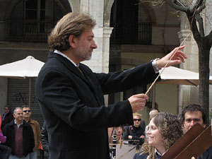 Concert de la banda La Lira a la pla&ccedil;a de la Independ&egrave;ncia