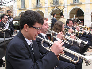 Concert de la banda La Lira a la pla&ccedil;a de la Independ&egrave;ncia