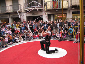 Espectacle de circ a c&agrave;rrec de CIRCO LOS
