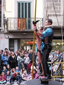 Espectacle de circ a c&agrave;rrec de CIRCO LOS