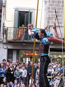 Espectacle de circ a c&agrave;rrec de CIRCO LOS