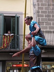 Espectacle de circ a c&agrave;rrec de CIRCO LOS