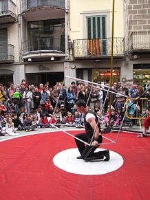 Espectacle de circ a c&agrave;rrec de CIRCO LOS