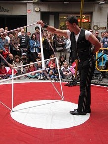 Espectacle de circ a c&agrave;rrec de CIRCO LOS