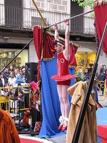 Espectacle de circ a c&agrave;rrec de CIRCO LOS