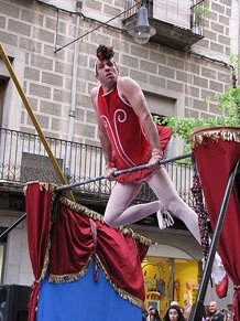 Espectacle de circ a c&agrave;rrec de CIRCO LOS