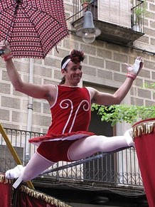 Espectacle de circ a c&agrave;rrec de CIRCO LOS