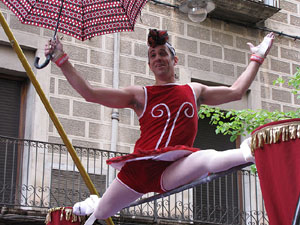 Espectacle de circ a c&agrave;rrec de CIRCO LOS