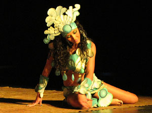 Espectacle Popol Vuh, soplo de vida. Cia. del Centro Cultural Jalil Gibran de Puebla (M&egrave;xic)