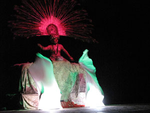 Espectacle Popol Vuh, soplo de vida. Cia. del Centro Cultural Jalil Gibran de Puebla (M&egrave;xic)