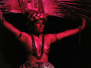 Espectacle Popol Vuh, soplo de vida. Cia. del Centro Cultural Jalil Gibran de Puebla (M&egrave;xic)
