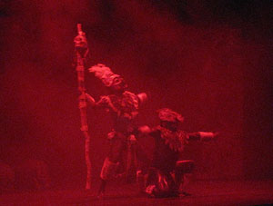 Espectacle Popol Vuh, soplo de vida. Cia. del Centro Cultural Jalil Gibran de Puebla (M&egrave;xic)