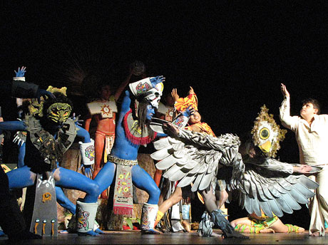 FITAG. Espectacle Popol Vuh, soplo de vida. Cia. del Centro Cultural Jalil Gibran de Puebla (M&egrave;xic)