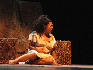 Espectacle Popol Vuh, soplo de vida. Cia. del Centro Cultural Jalil Gibran de Puebla (M&egrave;xic)