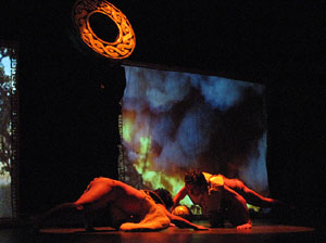 Espectacle Popol Vuh, soplo de vida. Cia. del Centro Cultural Jalil Gibran de Puebla (M&egrave;xic)