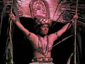 Espectacle Popol Vuh, soplo de vida. Cia. del Centro Cultural Jalil Gibran de Puebla (M&egrave;xic)